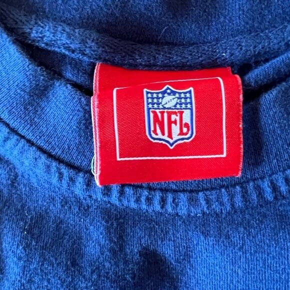 Vintage Y2K Denver Broncos NFL T-Shirt XL Blue Orange VF Imagewear 90s 2000s - Picture 7 of 8